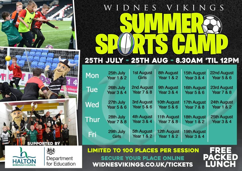 Image of Widnes Vikings Summer Sports Camps